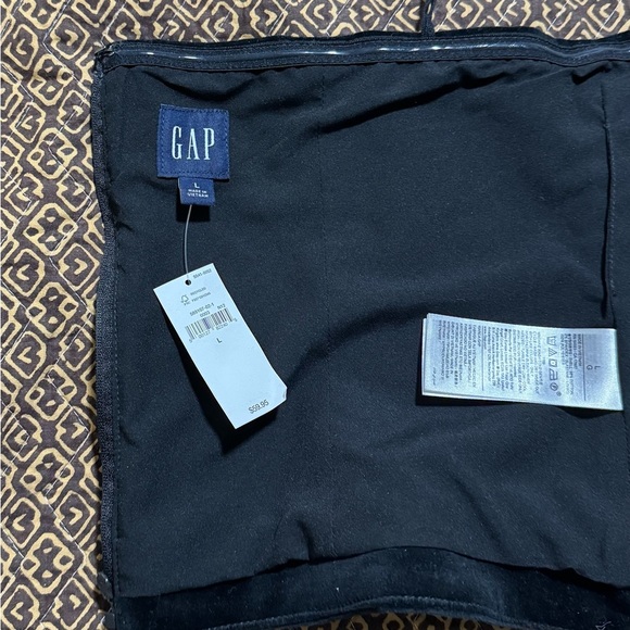 Gap Size L Black Velvet Crop Tube Top - Picture 8 of 12